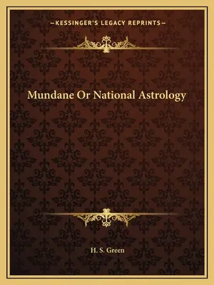 Mundánní nebo národní astrologie - Mundane or National Astrology