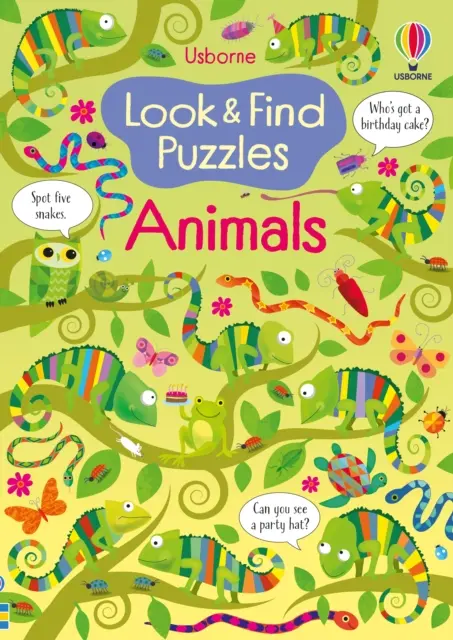 Hledej a najdi hádanky Zvířata - Look and Find Puzzles Animals
