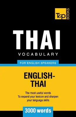 Thajská slovní zásoba pro anglicky mluvící - 3000 slovíček - Thai vocabulary for English speakers - 3000 words