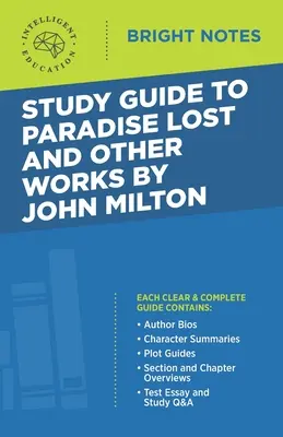Studijní příručka ke Ztracenému ráji a dalším dílům Johna Miltona - Study Guide to Paradise Lost and Other Works by John Milton
