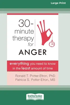 Třicetiminutová terapie hněvu: (16pt Large Print Edition): Vše, co potřebujete vědět v co nejkratším čase. - Thirty-Minute Therapy for Anger: Everything You Need to Know in the Least Amount of Time (16pt Large Print Edition)