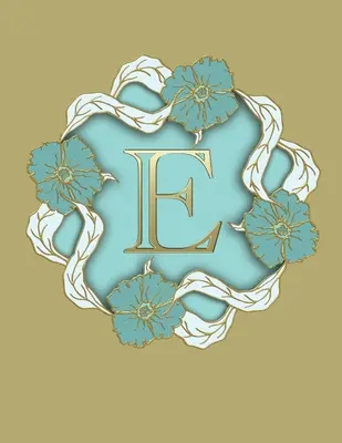 E: 100 stran 8,5 X 11 zápisníku s monogramem College Ruled Line Paper - E: 100 Pages 8.5 X 11 Monogram Notebook College Ruled Line Paper