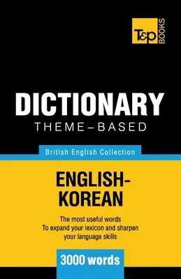 Tematický slovník britská angličtina-korejština - 3000 slovíček - Theme-based dictionary British English-Korean - 3000 words