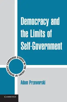 Demokracie a meze samosprávy - Democracy and the Limits of Self-Government