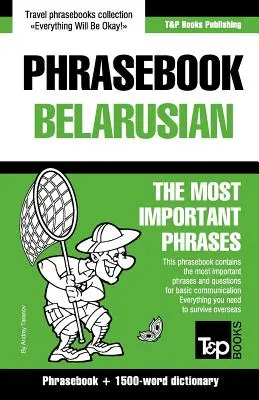 Anglicko-běloruský slovník a slovník o 1500 slovech - English-Belarusian phrasebook and 1500-word dictionary