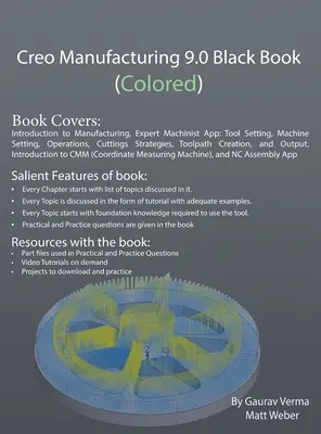 Creo Manufacturing 9.0 Black Book (Barevná) - Creo Manufacturing 9.0 Black Book (Colored)