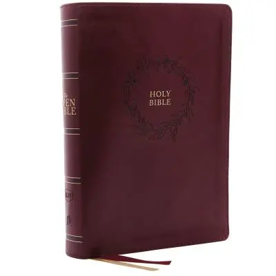 Kjv, otevřená Bible, kožená měkká, bordó, indexovaná, edice s červenými písmeny, komfortní tisk: Kompletní referenční systém - The Kjv, Open Bible, Leathersoft, Burgundy, Indexed, Red Letter Edition, Comfort Print: Complete Reference System