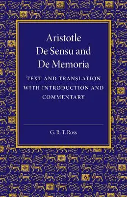 de Sensu a de Memoria: Text a překlad s úvodem a komentářem - de Sensu and de Memoria: Text and Translation with Introduction and Commentary