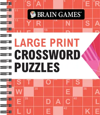 Hry pro mozek - Křížovky ve velkém formátu (Arrow) - Brain Games - Large Print Crossword Puzzles (Arrow)