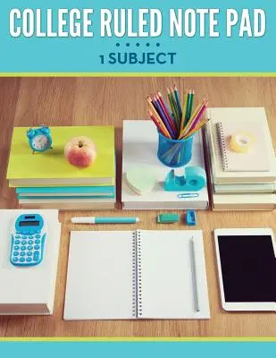 Poznámkový blok pro vysoké školy - 1 předmět - College Ruled Note Pad - 1 Subject
