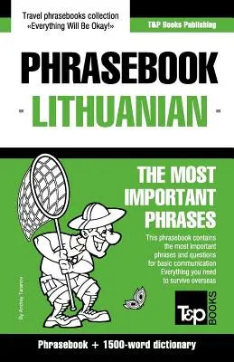 Anglicko-český slovník a slovník na 1500 slov - English-Lithuanian phrasebook & 1500-word dictionary