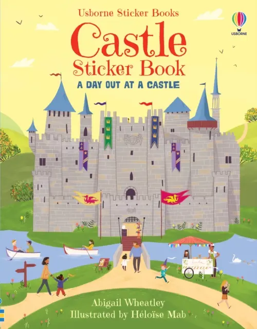 Samolepková knížka o hradech a zámcích - Castle Sticker Book