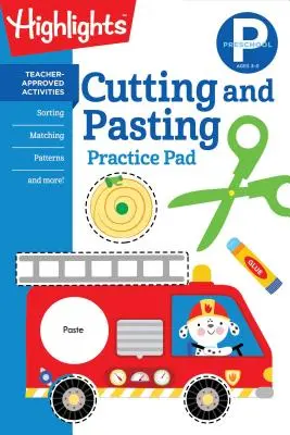 Předškolní střihy a vlepování - Preschool Cutting and Pasting
