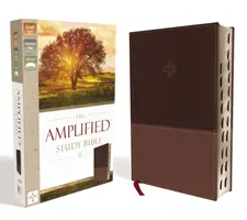 Amplified Study Bible, Imitace kůže, hnědá, indexovaná - Amplified Study Bible, Imitation Leather, Brown, Indexed