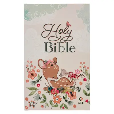 NLT Keepsake Holy Bible for Baby Girls Křest Velikonoce, New Living Translation, růžová barva - NLT Keepsake Holy Bible for Baby Girls Baptism Easter, New Living Translation, Pink
