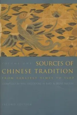 Zdroje čínské tradice: Svazek 1 - Sources of Chinese Tradition: Volume 1