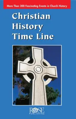 Časová osa křesťanských dějin brožura - Christian History Time Line Pamphlet