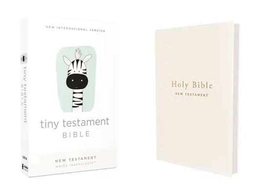 Niv, Drobná Bible, Nový zákon, kožená měkká, bílá, pohodlný potisk - Niv, Tiny Testament Bible, New Testament, Leathersoft, White, Comfort Print