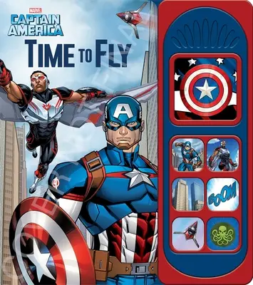 Marvel Captain America: Čas létat Zvuková knížka - Marvel Captain America: Time to Fly Sound Book