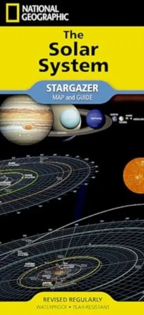 Mapa sluneční soustavy National Geographic - National Geographic Solar System Map