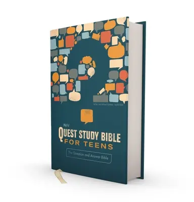 Niv, Quest Study Bible for Teens, Hardcover, Navy, Comfort Print: Bible s otázkami a odpověďmi - Niv, Quest Study Bible for Teens, Hardcover, Navy, Comfort Print: The Question and Answer Bible