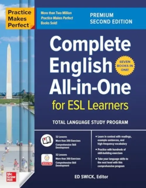Praxe dělá mistra: Kompletní angličtina vše v jednom pro studenty ESL, druhé vydání Premium - Practice Makes Perfect: Complete English All-In-One for ESL Learners, Premium Second Edition
