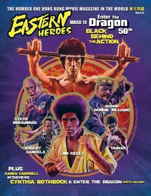 Východní hrdinové Bruce Leeho 50. výročí Černý v pozadí akce - Eastern Heroes Bruce Lee 50th Anniversary Black Behind the Action