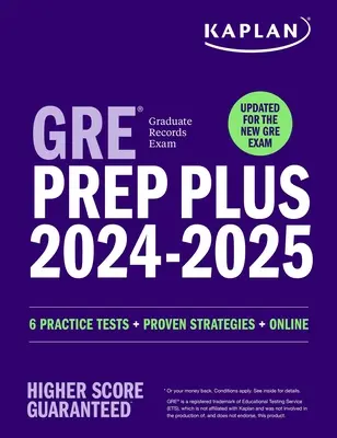 GRE Prep Plus 2024-2025 - aktualizováno pro novou verzi GRE - GRE Prep Plus 2024-2025 - Updated for the New GRE