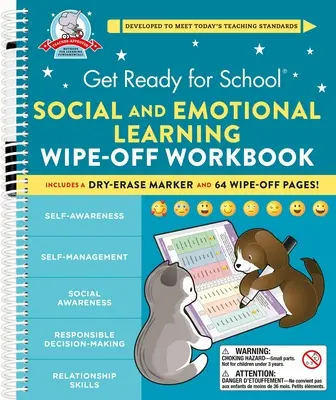 Připravte se na školu: Sociální a emoční učení Pracovní sešit na stírání - Get Ready for School: Social and Emotional Learning Wipe-Off Workbook