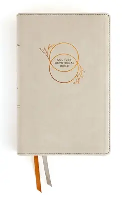 Niv, Couples' Devotional Bible (Build a Biblical Foundation for Your Marriage), Leathersoft, Stone, Comfort Print: Růst společně v Kristu - Niv, Couples' Devotional Bible (Build a Biblical Foundation for Your Marriage), Leathersoft, Stone, Comfort Print: Growing Together in Christ