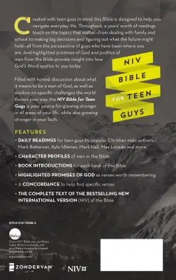 NIV Bible pro dospívající kluky, pevná vazba: Budování víry, moudrosti a síly - NIV Bible for Teen Guys, Hardcover: Building Faith, Wisdom and Strength