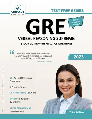 GRE Verbal Reasoning Supreme: Studijní příručka s cvičnými otázkami - GRE Verbal Reasoning Supreme: Study Guide with Practice Questions