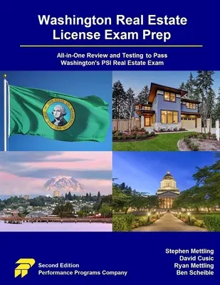 Washington Real Estate License Exam Prep: Všichni v jednom: Přehled a testování pro složení washingtonské zkoušky PSI pro nemovitosti - Washington Real Estate License Exam Prep: All-in-One Review and Testing to Pass Washington's PSI Real Estate Exam