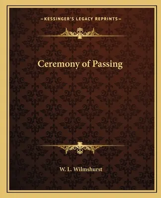 Obřad předávání - Ceremony of Passing