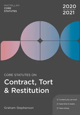 Základní zákony o smlouvách, deliktech a restitucích 2020-21 - Core Statutes on Contract, Tort & Restitution 2020-21